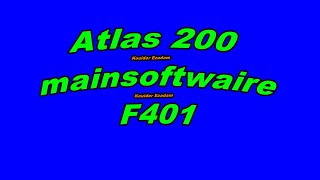  - Atlas mainsoftwaire F401   التحديث الأخير للأطلس 200