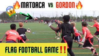 Team 2 😤 Matoaca VS Gordon 11U 🔥🏈 Flag Football Game 🏈‼️