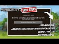 Minecraft: Connection lost Java.net.socketexception: Network reset (FIXED)✅