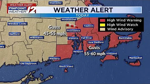 WPRI 12 Weather Alert 12/19/25: High Wind Expected Next Few Hours