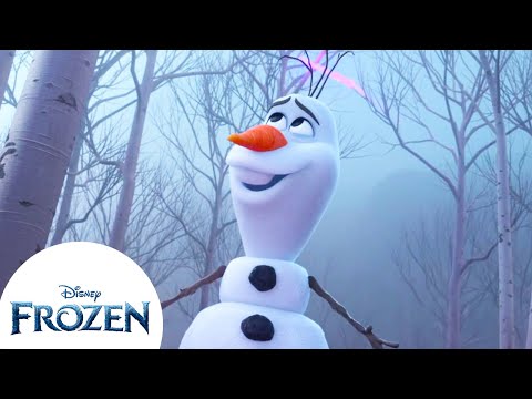 Olaf Discovers The Wind Spirit Elsa And Anna Frozen