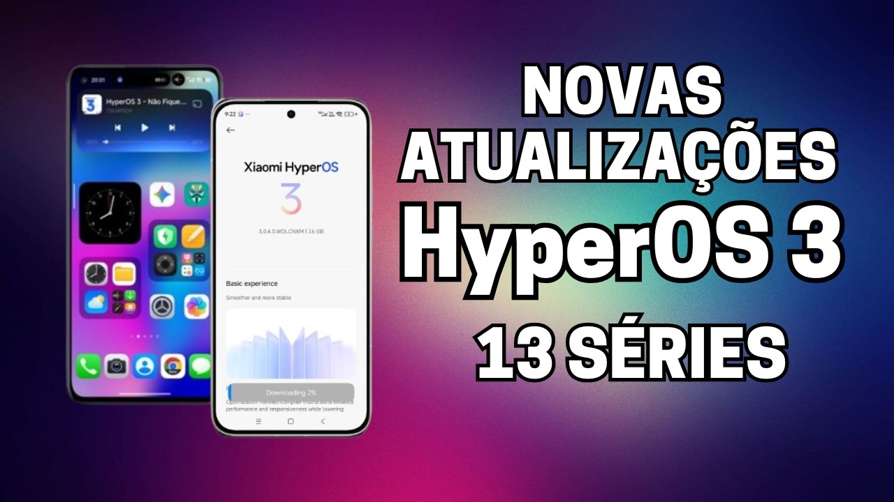 ATUALIZAÇÃO MASSIVA: HyperOS 3 para Xiaomi 13 Ultra, Redmi Note 13 Pro+ e Mais Dispositivos