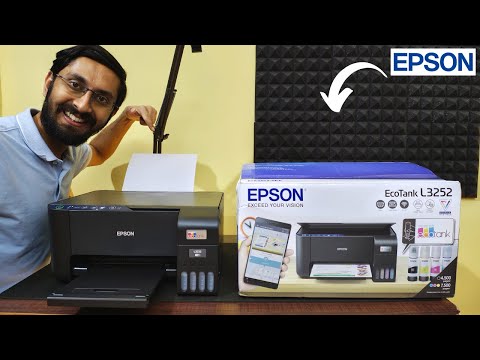 Epson EcoTank L3252 All-in-One Ink Tank Printer with Wi-Fi - Unboxing, Setup & Detailed Review!