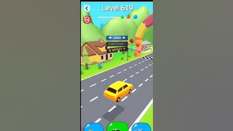 3D shape-shifting#runing#car game level=619#shorts #video