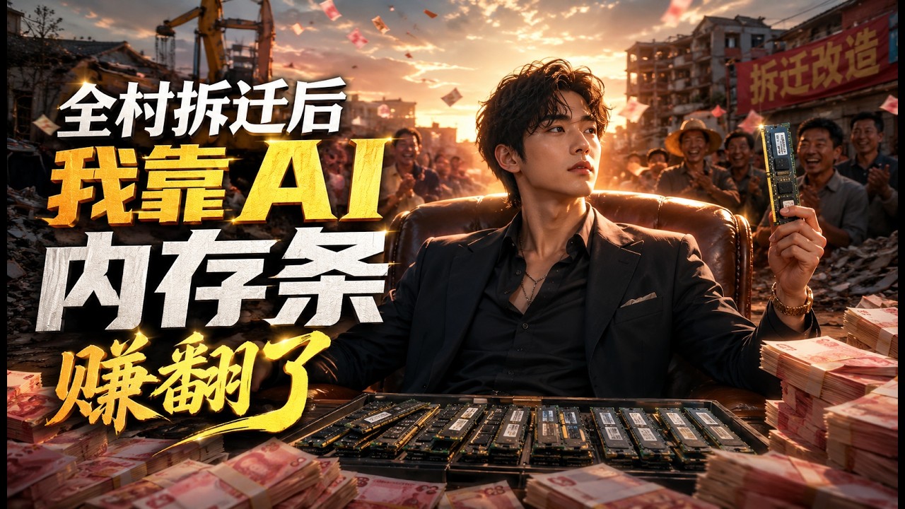 全村拆遷後我靠AI內存條賺翻了