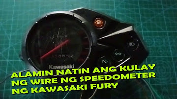 PAANO ANG COLOR CODING WIRING NG SPEEDOMETER NG KAWASAKI FURY I Do-It-Yourself Vise MotoVlog