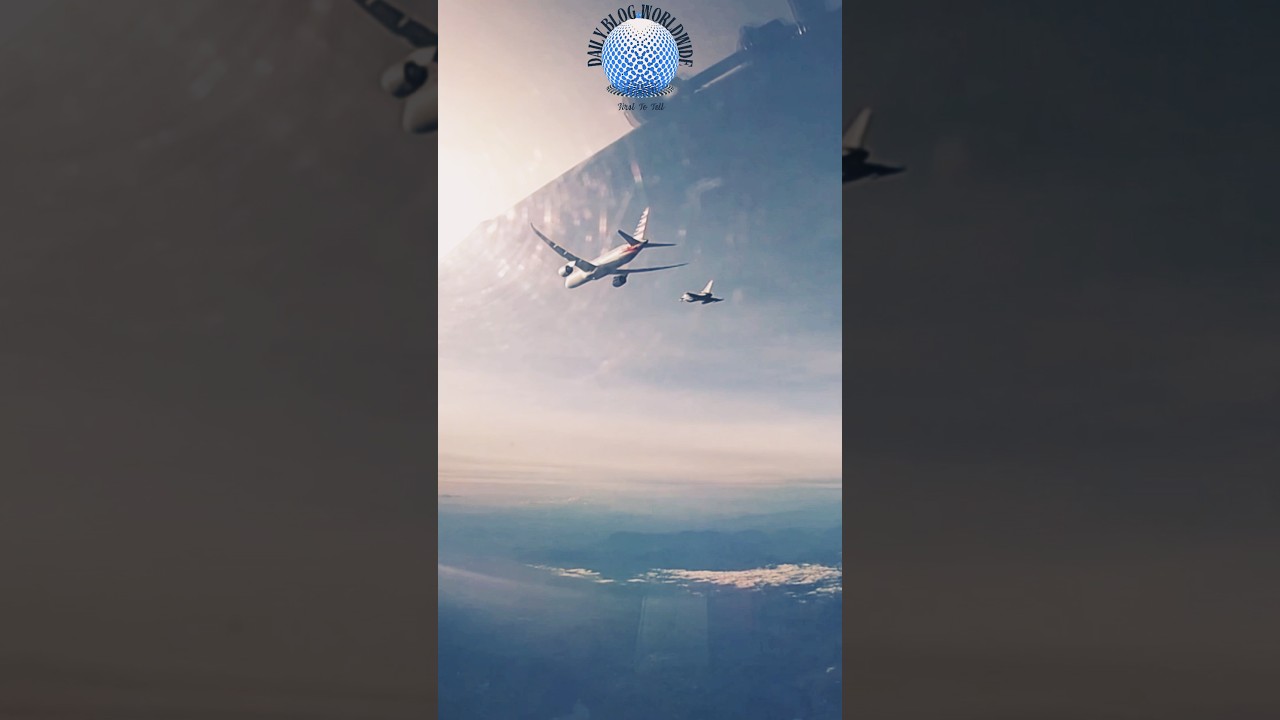 "American Airlines flight tailed by jets after bomb scare."