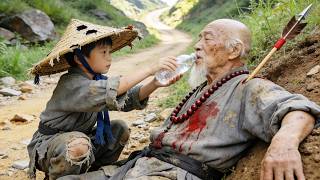 Poisoned and dying, 6yo boy saved a beggar, who turned out to be a Kung Fu master!