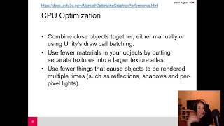 GDD1 - Lecture 9 - Performance, Accessibility, Security in Games