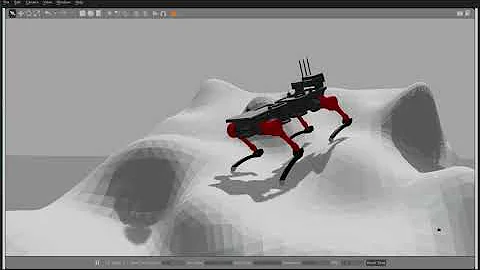 [PongBot-Q] (Blind) Climbing Uneven slope