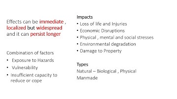 Disaster Management - Basic Concept  | UPSC GS 3 | Disaster and Disaster Management Cycle | English