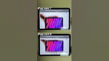 iPad Mini 7 vs iPad mini 6 #ipadmini7 #apple #ipadmini6 #ipad #jellyscreen