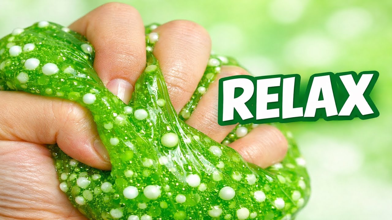 Relaxing Slime ASMR 💧 Satisfying Slime for Stress Relief & Relaxation