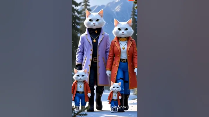 Cute kitten With Parents 😻😺 #cat #catstory #petlovers #ytshortsindia #catlovers #aiart #ai