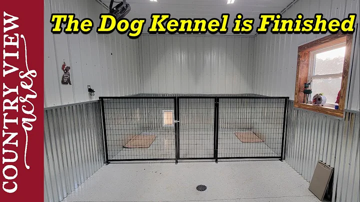 Fencing in the dog kennel and building the inside kennel panels.   The dog kennel is complete. - DayDayNews