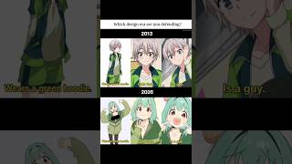 2013 vs 2026 💚 Anime designs changed, but cute boys are forever! 😂