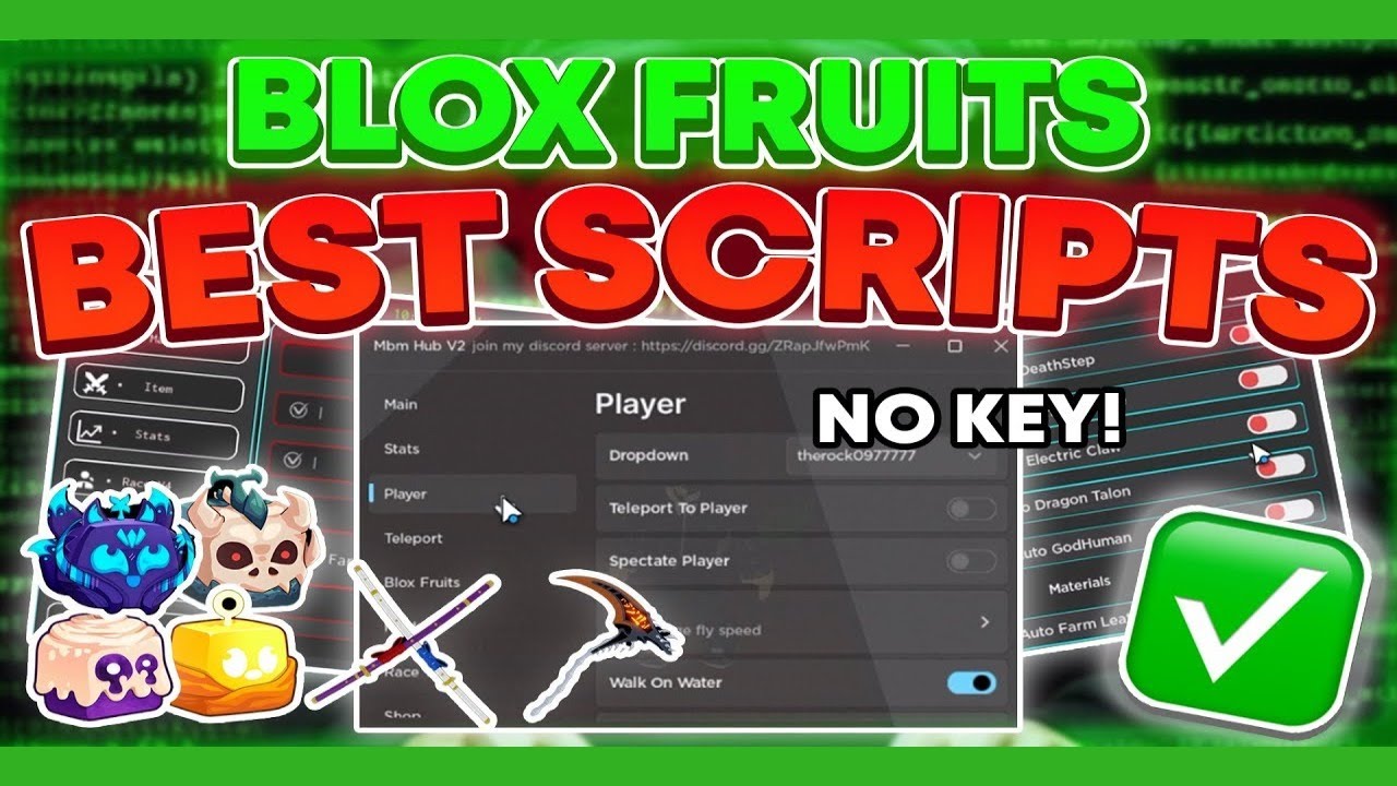 [💢 BEST] Blox Fruits Script – NO KEY | AUTO FARM | AUTO BOSSES | FRUIT SNIPER | THIRD SEA