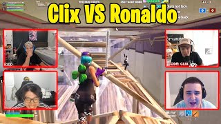 Stable Ronaldo and Khanada VS Clix & Lacy 2v2 TOXIC Boxfights! #fortnite