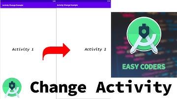Change activity on button press - Android Studio Tutorial
