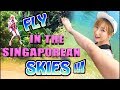 JAPANESE GIRL FUJIKKO FLY IN THE SINGAPOREAN SKIES!! ◆ シンガポール旅行記２通目