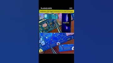 realme c20 light solution