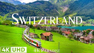 Switzerland 4K • Scenic Relaxation Film with Peaceful Relaxing Music and Nature Video Ultra HD