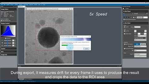 In-situ Data Processing with GMS 3.4: Drift Correction_ROI