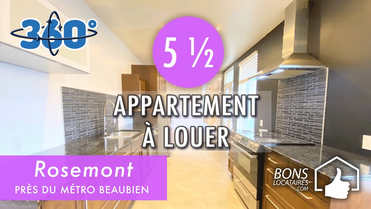 Appartement à louer à Montréal / Apartment for rent / Rosemont 5 ½