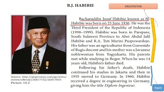 Biography Text II Recount Text II Bahasa Inggris kelas 10 II Bab 10 B.J. Habibie II