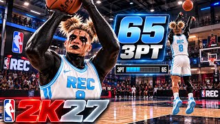65 3PT CENTER BUILDS are THE SKILL GAP in NBA 2K27! (NO SQUAD REC)