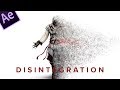 After Effects Tutorial: Disintegration effect: 2 minute Tut