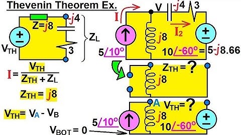 Electrical Engineering: Ch 11 AC Circuit Analysis (8 of 55) Thevenin Theorem Example