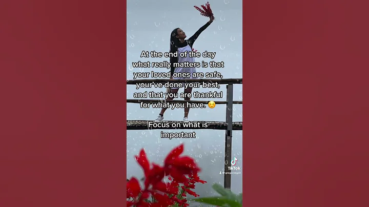 Be thankful for what you have - Motivational video