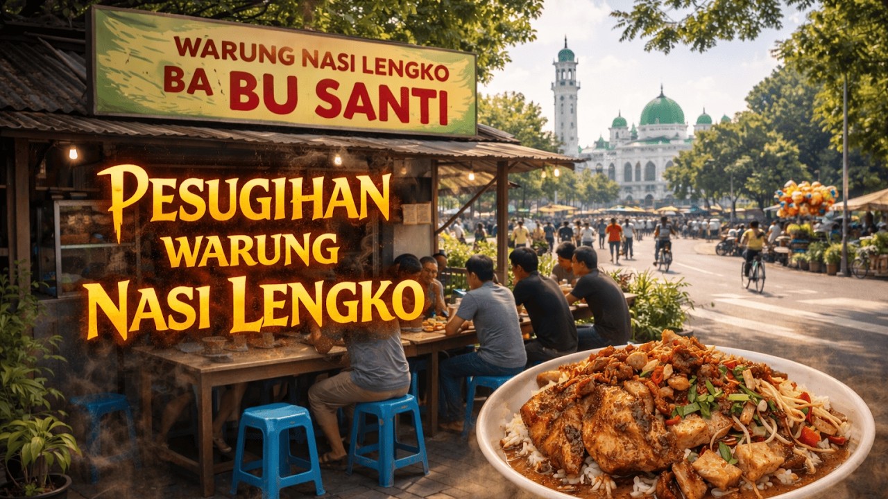 KISAH NYATA PESUGIHAN WARUNG NASI LENGKO BU SANTI DI TEGAL