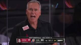 Markieff Morris hits his third 3 pointer in a row, Mike D’Antoni unhappy | Lakers vs Rockets