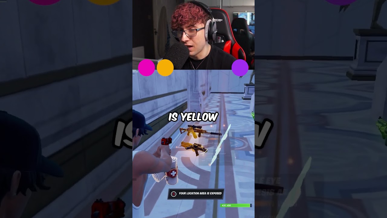 Fortnite, But I Can't Touch All The Colors 😱