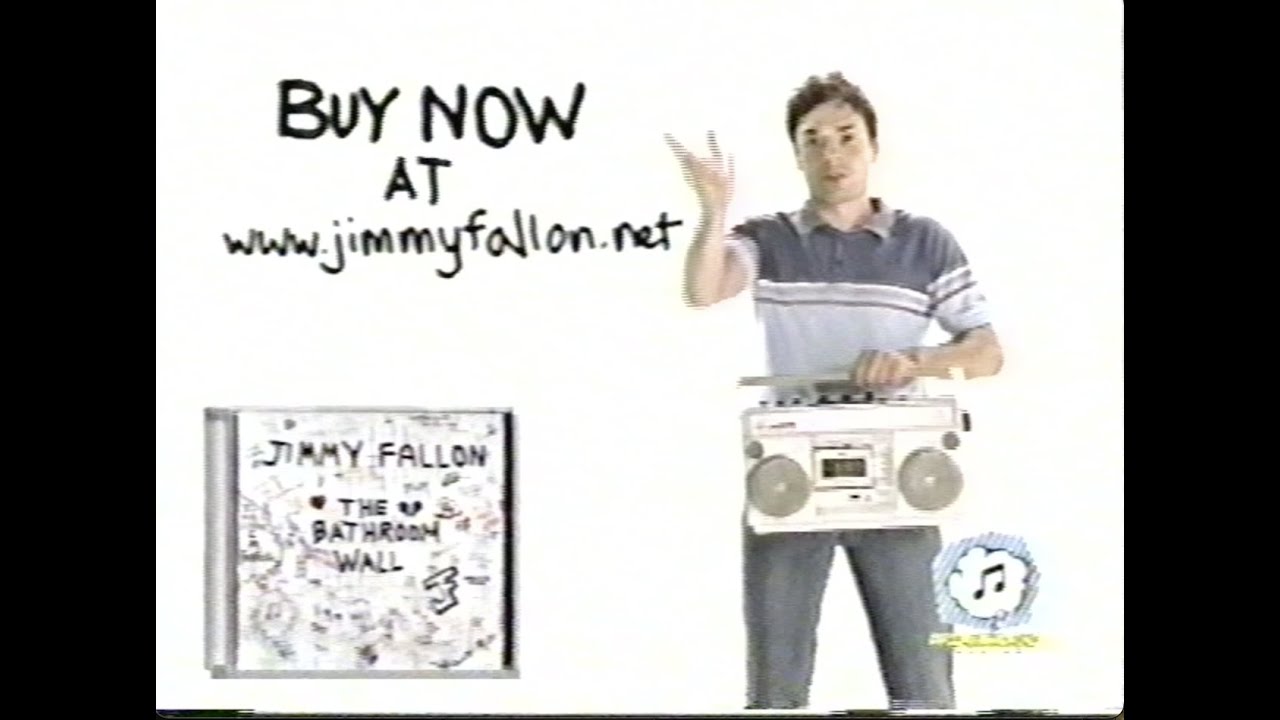 Jimmy Fallon "The Bathroom Wall" CD commercial 2002 YouTube