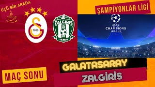 GALATASARAY 1-0 ZALGIRIS VILNIUS | İLK TUR TAMAM HEDEF ŞAMPİYONLAR LİGİ | CİMBOM TAT VERMEDİ