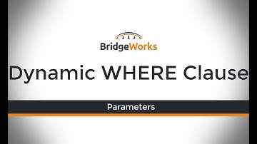 VDM - Dynamic WHERE Clause