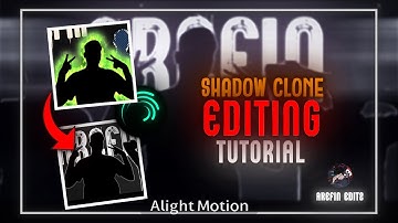 SHADOW CLONE XML EDIT TUTORIAL 😱|| VIRAL ALIGHT MOTION EDITING TUTORIAL|| AREFIN EDITZ 