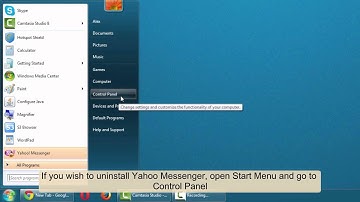 How to uninstall Yahoo! Messenger