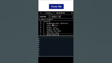 Button Ghost Hover Effect using HTML and CSS #shorts