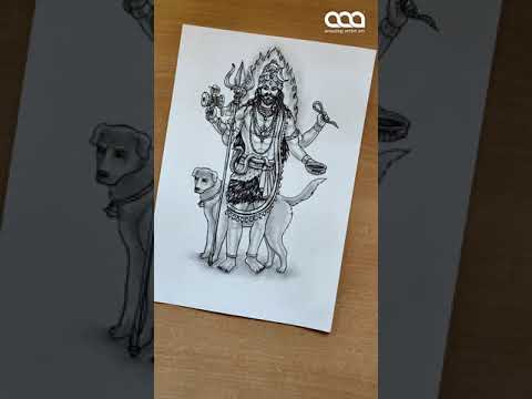 Kaal Bhairav Drawing