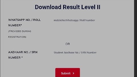 Mission Buniyad Level 2 Result 2023