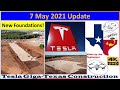 Tesla Gigafactory Texas 7 May 2021 Cyber Truck & Model Y Factory Construction Update (07:25AM)