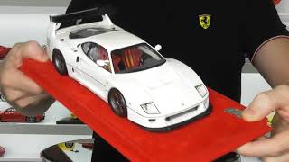 Today we look at the bbr 1/18 scale ferrari f40 lm, this is a superb
model with lots of fine details and must for collector! recorded in hd
...