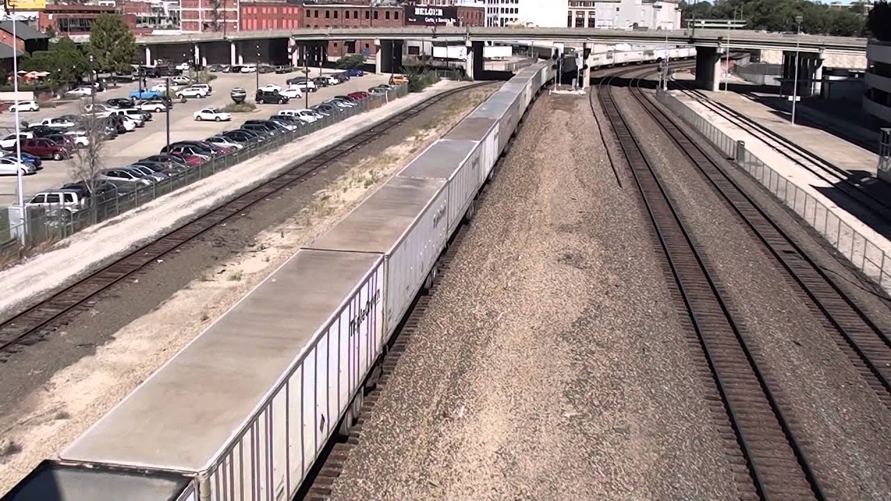 NS 7567 leads WB Triple Crown Roadrailers. Kansas City, MO 9/13/14