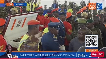 🔴 LIVE: Raila Odinga’s Final Journey. Body viewing Kisumu.