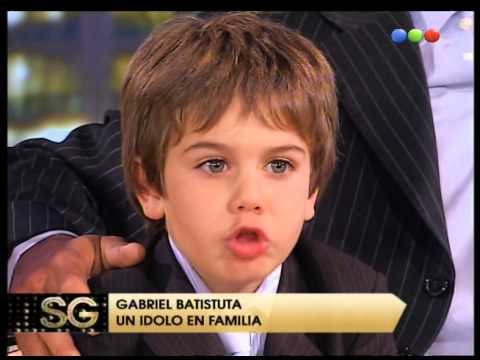 Batistuta and his family part 1 - Susana Gimenez 2008