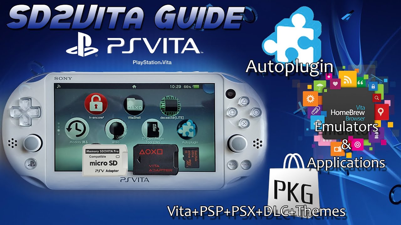 Sd2vita : Comment mettre une carte SD dans une PS VITA le tuto ! 